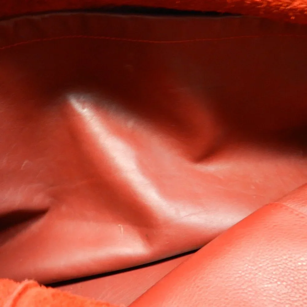 Urban Artisan Leather red X-Large tote bag purse weekender Unstructured zip top